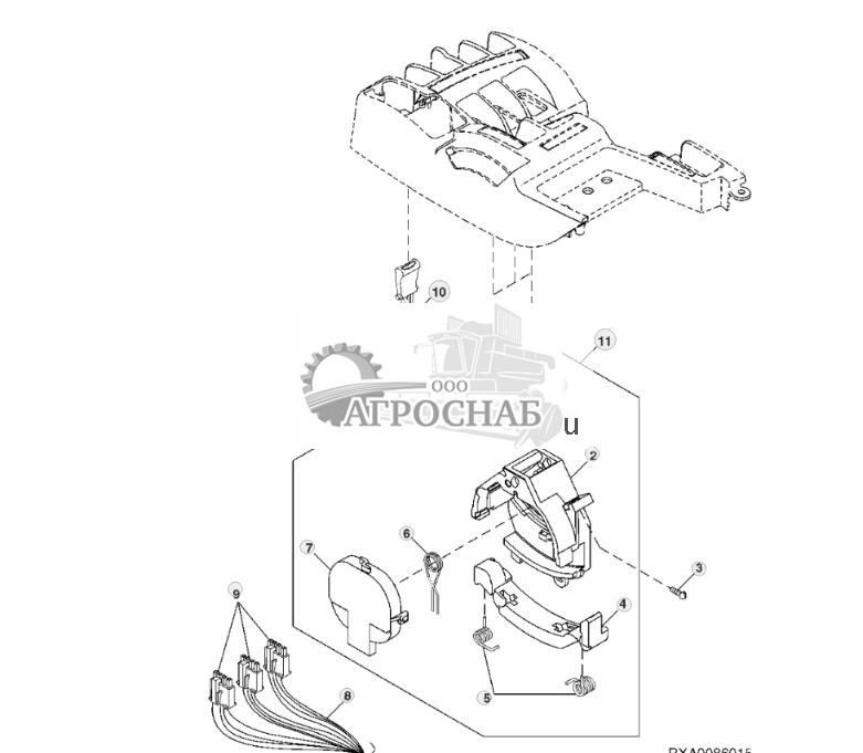 SELECTIVE CONTROL LEVERS 1, 2 AND 3 (ARMREST) - ST395338 234.jpg